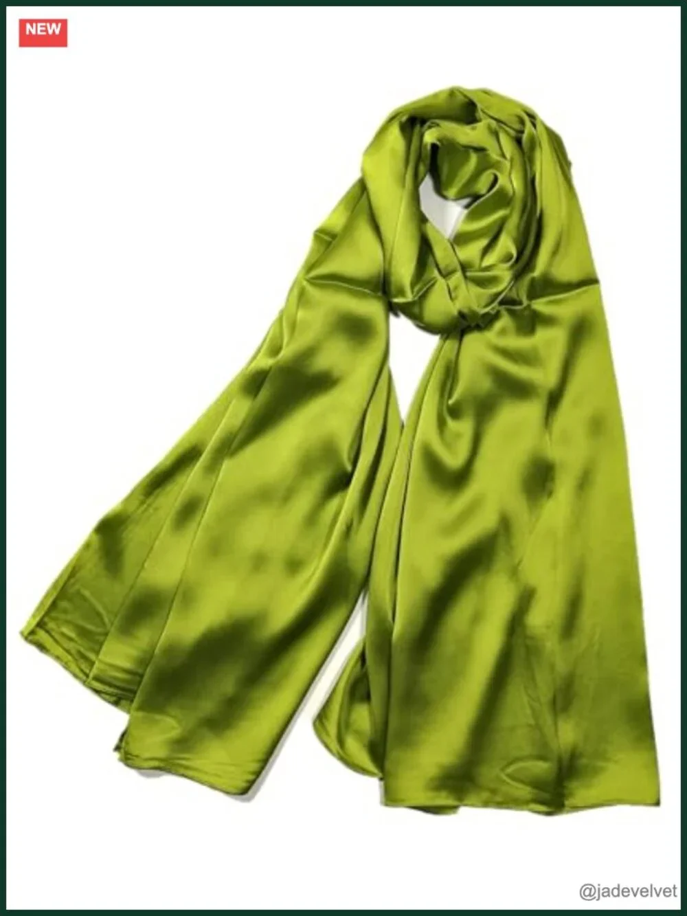 Large Silk Feel Scarf Shawl Wrap Lightweight Polyester